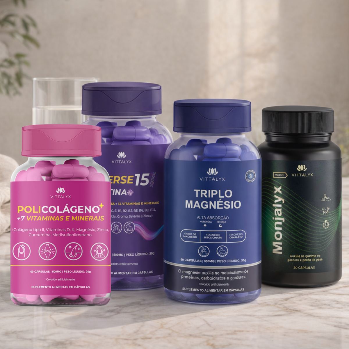 KIT SUPLEMENTAÇÃO DIÁRIA + EMAGRECIMENTO